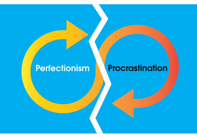 procrastination perfectionism loop infinite breaking break challenge perfectionist sherpa done procrastinating thirty counting draft zero days spring let endless